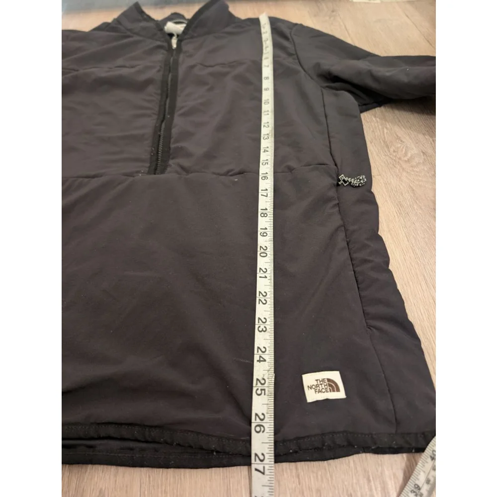 The North Face Mountain Sweatshirt Pullover Mens Lightweight Jacket M Black
